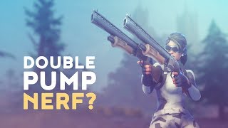 DOUBLE PUMP NERF Fortnite Battle Royale [upl. by Atnamas]