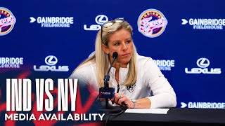 Indiana Fever Postgame Media Availability vs New York Liberty  May 16 2024 [upl. by Yseult]