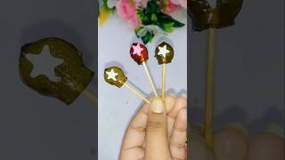 Colourful jelly star candy popsicle 🍬🍭 shortvideo youtubeshorts jelly trending [upl. by Menis]