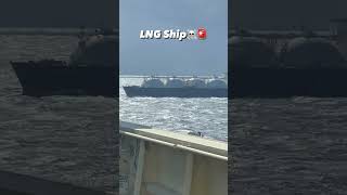 LNG ship 100dayschallange boat lifeatsea merchantnavy ocean sea [upl. by Moshell]