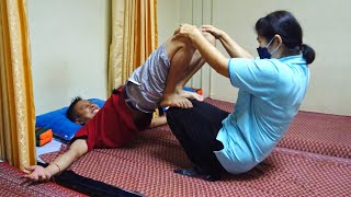 I got Praying Mantis THAI BODY MASSAGE for Stress Relief [upl. by Salina575]