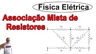 GRINGS  Aula 18  Física Elétrica  Associação de Resistores  Mista [upl. by Ahselrac]