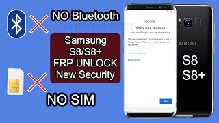 SAMSUNG GALAXY S8S8 FRP BypassGoogle Account Remove Android 90 Without SIM  NO Windows Pin New [upl. by Ayota978]