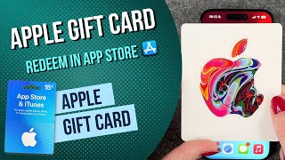 apple gift card how to redeem 2024 [upl. by Durer987]