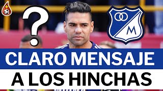 🔵⚪️ ¡IMPORTANTE ¿QUE LE PIDIÓ FALCAO A LOS HINCHAS DE MILLOS  ¿HASTA CUANDO LE TENDRAN PACIENCIA [upl. by Hetti75]