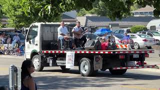 Danville California Fourth of July Parade 2024 Part 10 Reuben Borg Fence Music Truck [upl. by Bathulda]