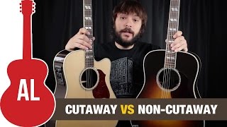 Cutaway vs NonCutaway Does it affect the sound [upl. by Lipski]