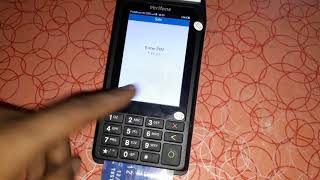 Verifone V240m 3G Using First Data ICICI [upl. by Atnek835]