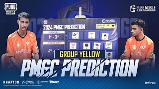 Group Yellow Prediction  2024 PUBG MOBILE GLOBAL CHAMPIONSHIP [upl. by Eicam518]