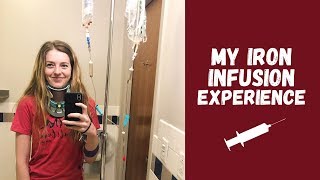 My Iron Infusion Experience For Ferritin Deficiency 💉 [upl. by Brosine]