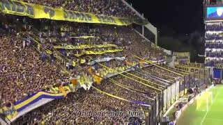 Boca Juniors  Fans Singin  With English Lyrics [upl. by Aihsenor910]