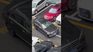 Try to reverse parking driver car parking sportscar parallel easyparking [upl. by Ibson]