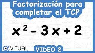 Factorización para Completar el Trinomio Cuadrado Perfecto  Video 2 de 6 [upl. by Einnil]