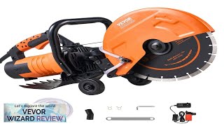 VEVOR Electric Concrete Saw 12 in 1800 W 15 A Motor Circular Review [upl. by Fax]