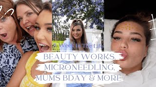 WEEK IN THE LIFE🤍 Content days microneedling amp mums birthday  Lucinda strafford [upl. by Bowden]