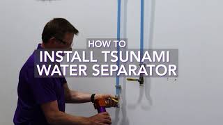 How to Install Compressed Air Water Separator Filter  Tsunami Compressed Air Solutions [upl. by Aiel]