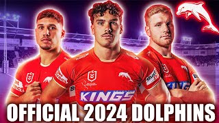 Official 2024 Dolphins Full Squad  NRL [upl. by Pulchia931]