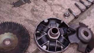 Piaggio NRG Tuning DAY 2  How to Derestrict amp Change Malossi Variator [upl. by Ardnassela66]