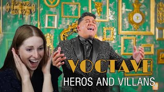 Voctave Heros and Villains MedleyDanielle Marie reacts [upl. by Tessil617]