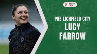 Lucy Farrow pre Lichfield City [upl. by Gotthard]