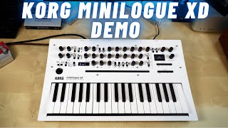 Korg Minilogue XD Demo  No Talking [upl. by Atiluap207]