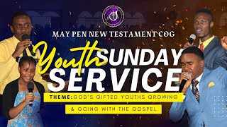 May Pen New Testament COGs Youth Worship Service with Rev Seivwright  September 22 2024 [upl. by Jeffries]