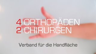 Verband für die Handfläche [upl. by Tarabar683]