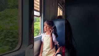 Train me jadu kiya train baby funny kid humor kids travel cutebaby trending shortvideo [upl. by Tayyebeb605]