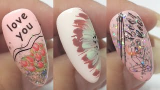 152 hand painted nail art tutorials  nail art designs 2024  nail polish colours design [upl. by Sollars56]