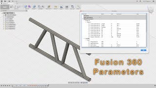 Fusion 360  Getting Started With Parameters [upl. by Ybur]