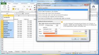 Excel Formeln nutzen um eine Formatierung zu gestalten [upl. by Lelah763]