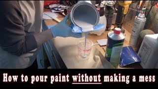 How to pour paint without making a mess [upl. by Naivat]