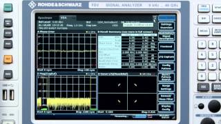 Bit error rate BER measurement using the RampS®FSV signal and spectrum analyzer [upl. by Aretta]