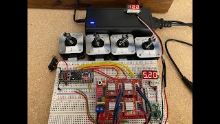 How to use an STM32F4 Black Pill to replace an Arduino and use the Arduino CNC Shield [upl. by Urba]