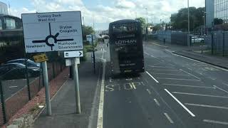 Lothian Buses Route X37 Granton  Penicuik Deanburn [upl. by Issac]