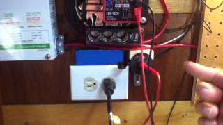 Improvised power readout for Xantrex charge controller [upl. by Mat435]