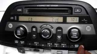 Honda Odyssey 6CDRadio [upl. by Laryssa88]