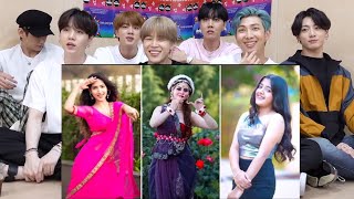 BTS REACTION Must Watch New Song Dance Video jannat zubair Anushka sen Tiktok Best Dancers [upl. by Hermina438]