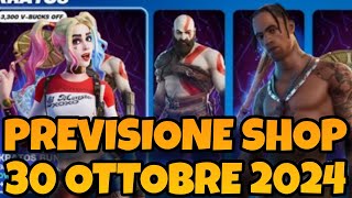 PREVISIONE SHOP 30 OTTOBRE NEGOZIO OGGETTI OGGI 29 FORTNITEMARES FORTNITE LEAKS EVENTO HALLOWEEN [upl. by Aneev]