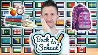 How To Say quotBACK TO SCHOOLquot in 50 Different Languages [upl. by Bryan235]