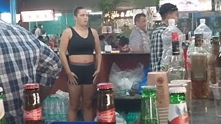 The beautiful view of Goa Arpoda Night Market is a must see once bikini 👙 girls [upl. by Hesoj715]