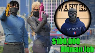 Hitman Hunting Frenchie in GTA 5 RP [upl. by Nerraf190]