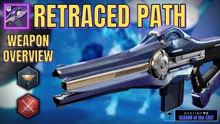 RETRACED PATH Destiny 2 Our First Legendary Trace Rifle [upl. by Niarda]