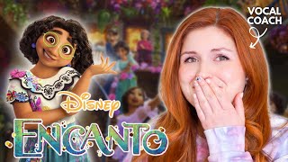 Vocal coach reacts to ENCANTO [upl. by Akyeluz]