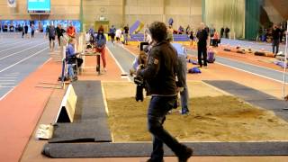 World Record Indoor M40 in Long Jump 13 [upl. by Nishom]