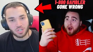 LosPollosTV CALLS 1800 GAMBER for HELP with Adin after LOSING 100k GOES WRONG  FUNNY [upl. by Anayd]