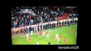 England v Serbia U21s Fight [upl. by Adnak]