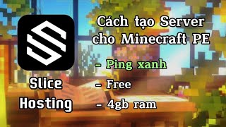 🔥Cách tạo server Minecraft PE ping xanh cực mượt  2424  Local Singapore Germany   NVNMC [upl. by Airtap380]