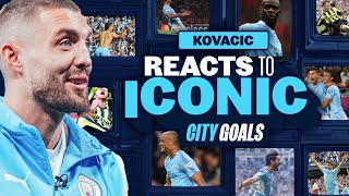 KOVACIC REACTS TO ICONIC MAN CITY GOALS [upl. by Buckler]