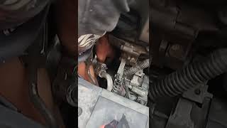 Difficulty in installing the serpentine belt [upl. by Nerreg]